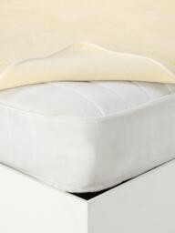 John Lewis Natural Collection British Wool Fleece Mattress Topper - thumbnail 3