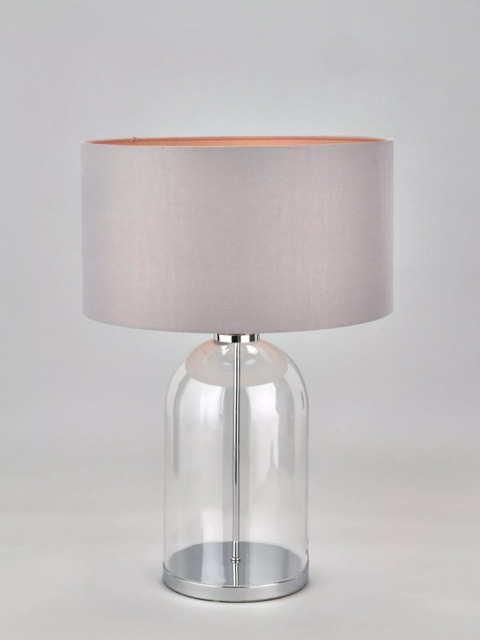 Pacific Cloche Glass Table Lamp, Clear