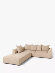 John Lewis Tokyo Grand 5+ Seater LHF Corner Unit, Easy Clean Chunky Chenille - thumbnail 1