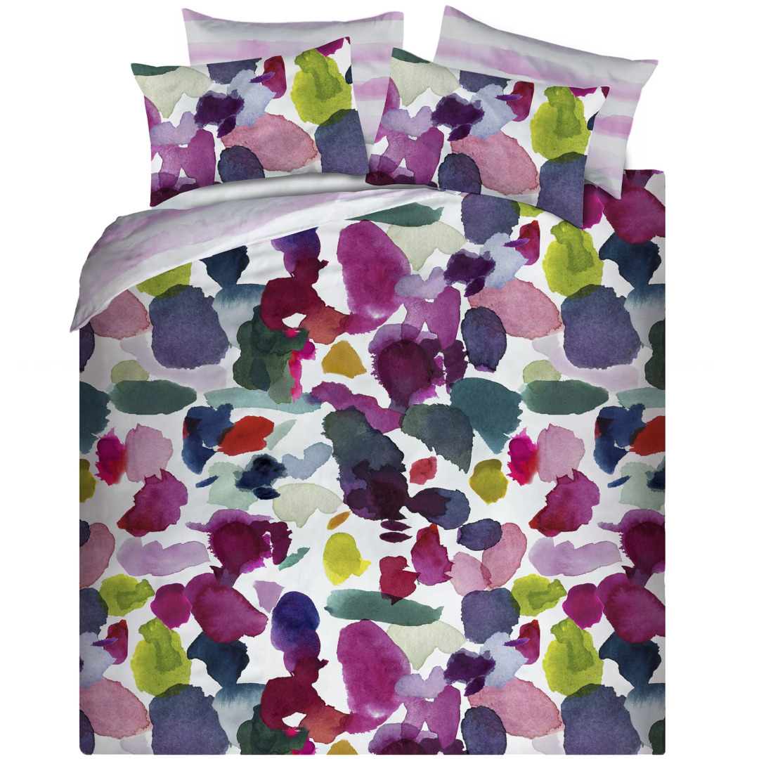 Housse De Coussin Bluebellgray Arial Teal 18x18 Pouces - Floral Double Face