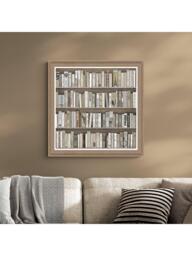 John Lewis Charlotte Oakley  'Book Collector' Framed Print, 79 x 79cm, Multi - thumbnail 2