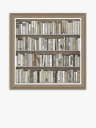 John Lewis Charlotte Oakley  'Book Collector' Framed Print, 79 x 79cm, Multi - thumbnail 1