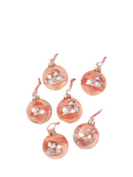 Disney Home x Sanderson Minnie Mouse Christmas Baubles, Set of 6, Multi - thumbnail 5