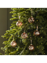 Disney Home x Sanderson Minnie Mouse Christmas Baubles, Set of 6, Multi - thumbnail 6
