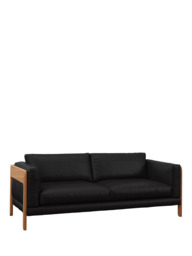 John Lewis Nest Grand 4 Seater Leather Sofa, Light Leg - thumbnail 1