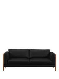 John Lewis Nest Grand 4 Seater Leather Sofa, Light Leg - thumbnail 5
