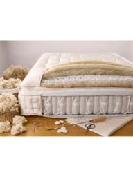 John Lewis British Natural Collection Rosedale Wool Pillowtop 4250 Pocket Spring Mattress, Small Double - thumbnail 2
