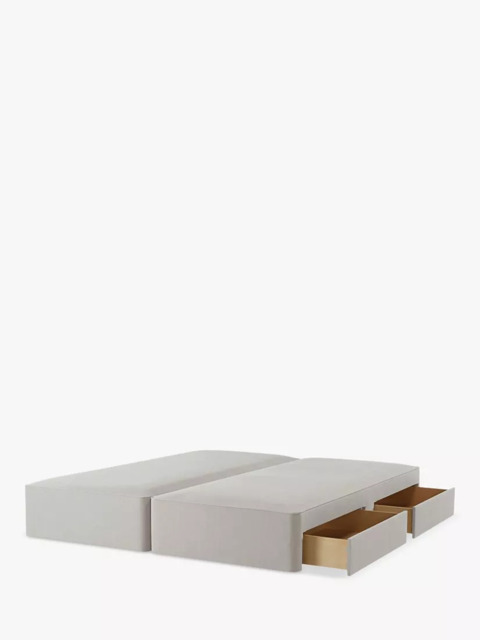 John Lewis Pocket Sprung 4 Drawer Zip Link Divan Base, Emperor