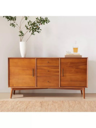 west elm Mid-Century Wood Sideboard, Acorn - thumbnail 2