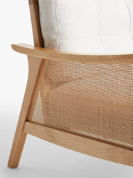 John Lewis Gondola Club Chair, Light Leg, Natural - thumbnail 6