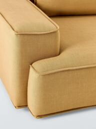 John Lewis Border Grand 4 Seater Sofa, Dark Leg - thumbnail 4
