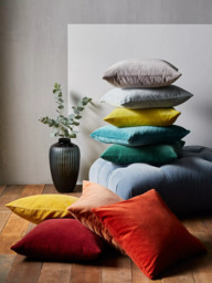 John Lewis Cotton Velvet Cushion - thumbnail 5