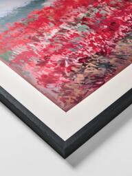 John Lewis Claire Oxley 'Poppies by the Dunes' Framed Print & Mount, 83 x 83cm, Red - thumbnail 2