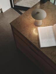 Nordlux Ara To-Go Portable Rechargeable Outdoor Table Lamp, Sand - thumbnail 3