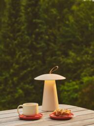 Nordlux Ara To-Go Portable Rechargeable Outdoor Table Lamp, Sand - thumbnail 2