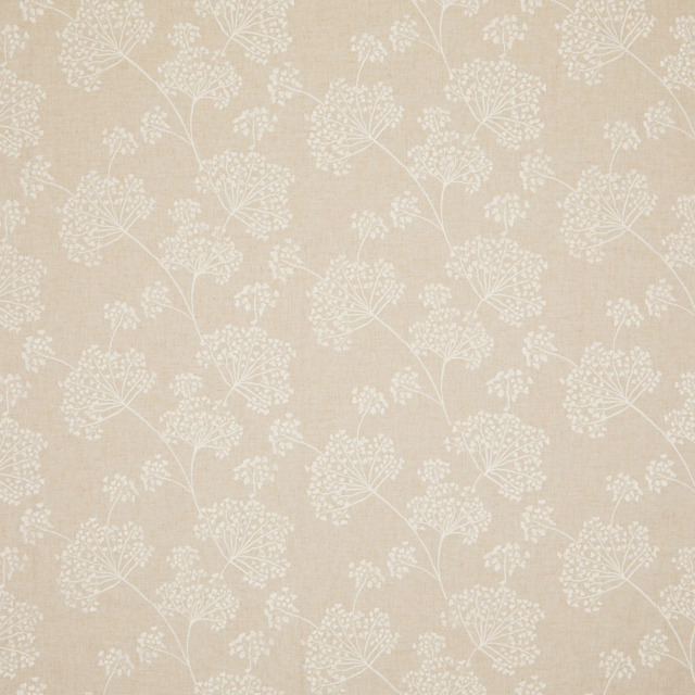 John Lewis Cow Parsley Embroidery Made to Measure Curtains or Roman Blind, Natural