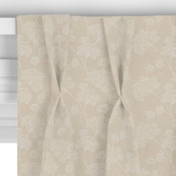 John Lewis Cow Parsley Embroidery Made to Measure Curtains or Roman Blind, Natural - thumbnail 5