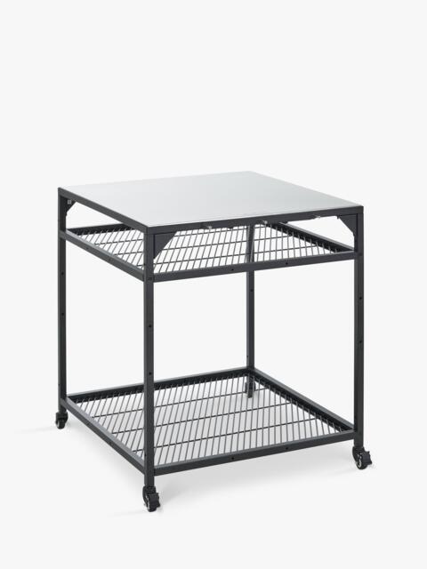 Ooni Large Modular Outdoor Kitchen Table/BBQ Trolley, Silver/Black - image 1
