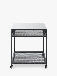 Ooni Large Modular Outdoor Kitchen Table/BBQ Trolley, Silver/Black - thumbnail 3