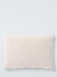 John Lewis Rib and Loop Cushion, Natural - thumbnail 3