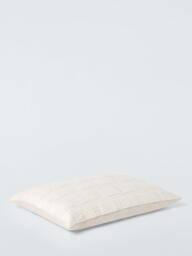 John Lewis Rib and Loop Cushion, Natural - thumbnail 4