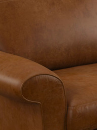 John Lewis Camber Leather Grand 4 Seater Sofa, Dark Leg - thumbnail 6