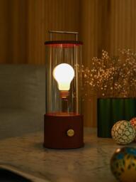tala The Muse 2.0 Portable Rechargeable Outdoor Table Lamp, Pomona Red - thumbnail 2