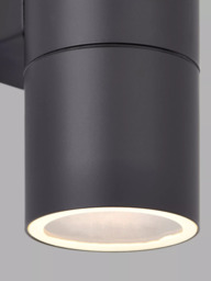 John Lewis Strom LED XL Outdoor Wall Light, Black - thumbnail 5