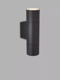 John Lewis Strom LED XL Outdoor Wall Light, Black - thumbnail 4