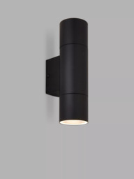John Lewis Strom LED XL Outdoor Wall Light, Black - thumbnail 3