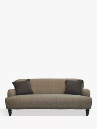 Tetrad Lewis Large 3 Seater Sofa, Harris Tweed Bracken Herringbone - thumbnail 1