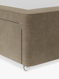 Hypnos Non-Sprung Upholstered 2 Drawer Divan Base, Super King Size - thumbnail 3