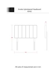 John Lewis Amelia Upholstered Headboard, King Size - thumbnail 4