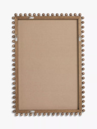 John Lewis Bobbin Rectangular Wood Frame Wall Mirror, 85 x 60cm, Natural - thumbnail 4