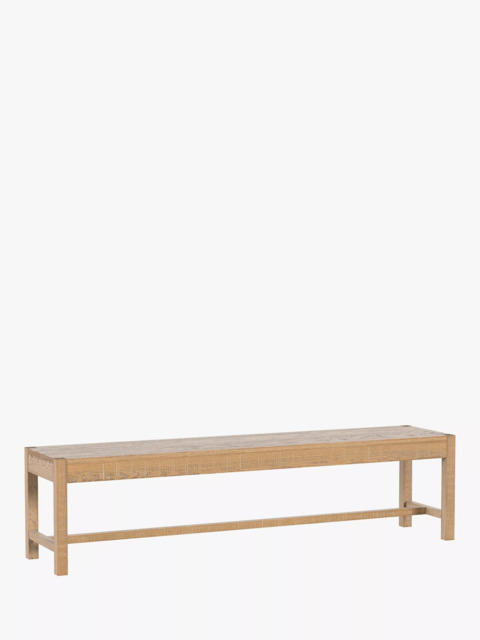Laura Ashley Braystone Dining Bench, Washed Oak - image 1