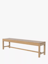 Laura Ashley Braystone Dining Bench, Washed Oak - thumbnail 3