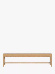 Laura Ashley Braystone Dining Bench, Washed Oak - thumbnail 2