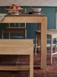 Laura Ashley Braystone Dining Bench, Washed Oak - thumbnail 5