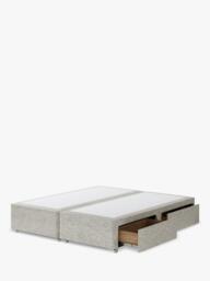 Hypnos Non-Sprung Upholstered 4 Drawer Divan Base, Super King Size - thumbnail 2