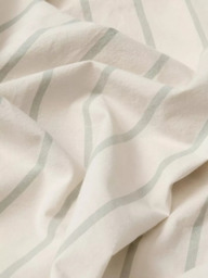 Piglet in Bed Slumber Stripe Cotton Fitted Sheet - thumbnail 2