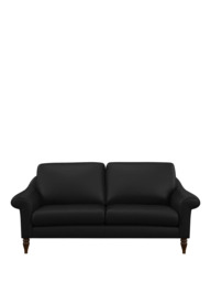 John Lewis Camber Large 3 Seater Leather Sofa, Dark Leg - thumbnail 5