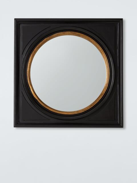 John Lewis Georgian Square Wall Mirror, 50cm, Black - image 1