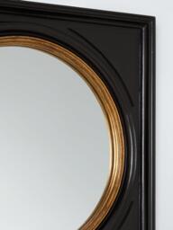 John Lewis Georgian Square Wall Mirror, 50cm, Black - thumbnail 2