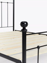 Wrought Iron And Brass Bed Co. Sophie Iron Bed Frame, King Size - thumbnail 4