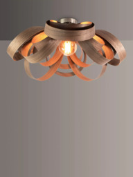 Tom Raffield Skipper Semi Flush Ceiling Light, Dia.59cm - thumbnail 3