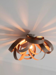 Tom Raffield Skipper Semi Flush Ceiling Light, Dia.59cm - thumbnail 1