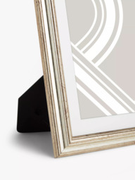 John Lewis Ribbed Photo Frame & Mount, Champagne - thumbnail 3
