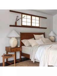 West Elm Mid-Century Wood Bed Frame, Double, Acorn - thumbnail 6