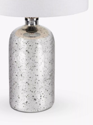 Pacific Ophelia Mercurial Glass Table Lamp, Silver - thumbnail 2