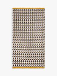 Ted Baker Geo Stripe Towels, Gold - thumbnail 1